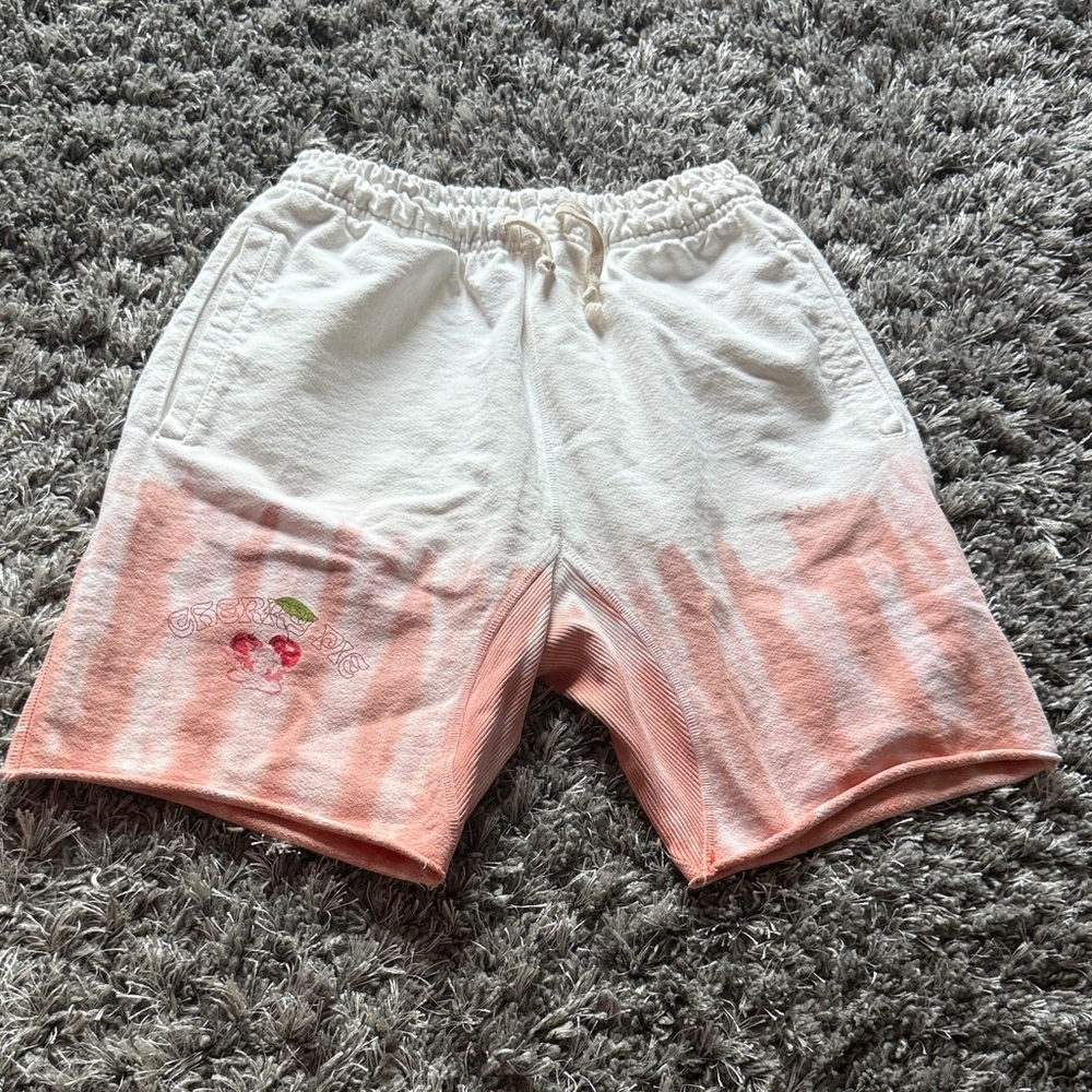Boys Lie White and Pink Ombre Women Shorts